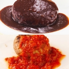 煮込み調理で肉のうま味が凝縮された ハンバーグ