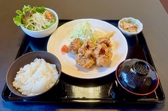 鶏もも唐揚げ定食
