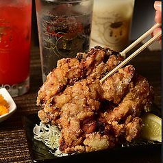 まるごと鶏の唐揚げ