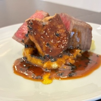 和牛もも肉のロッシーニ風