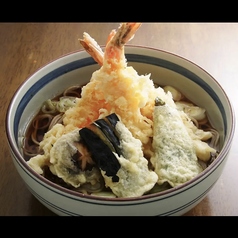 天ぷらそばの写真