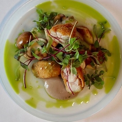 ローストビーフとキノコのマリネ