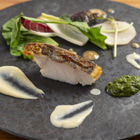 ◆旬の厳選食材が彩るフレンチを堪能