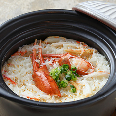 カニ土鍋ご飯