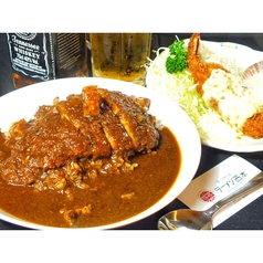 カツカレー＆えびクリームフライセット