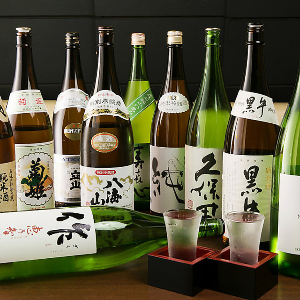 店長厳選!こだわりの日本酒を豊富にラインナップ★ぜひお気に入りの1杯と当店の逸品をご堪能ください