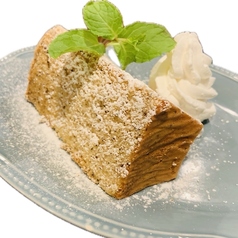 アールグレイのシフォンケーキ/Chiffon cake with black tea