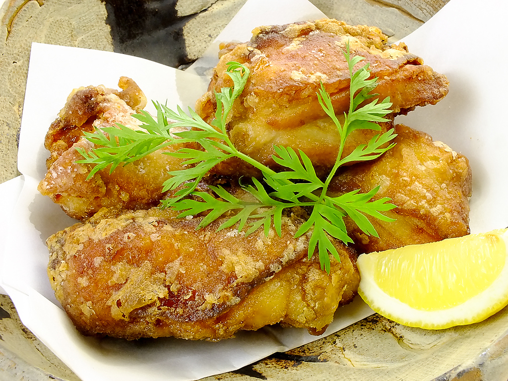 定番の味をどうぞ！鶏の唐揚げ480円