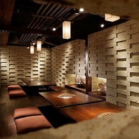 プライベート感を大切にしたお席をご用意しております。