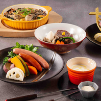 季節のおすすめ料理をご用意