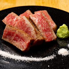 ≪熱々の鉄板で焼く松阪牛は格別の美味しさ◎≫ 松阪牛サーロイン ￥540（税込）の写真