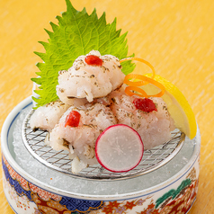 ハモの焼霜造り