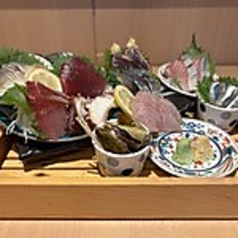 活貝＆旬の地魚入り！魚魂10点盛り