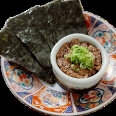 海苔で巻いて食べるなめろう