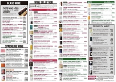 55種類の充実なワインリスト