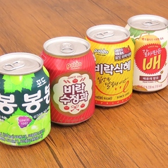 韓国のソフトドリンクも充実