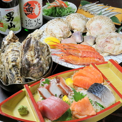 贅沢焼き物＆牡蠣のガンガン焼き等コース　