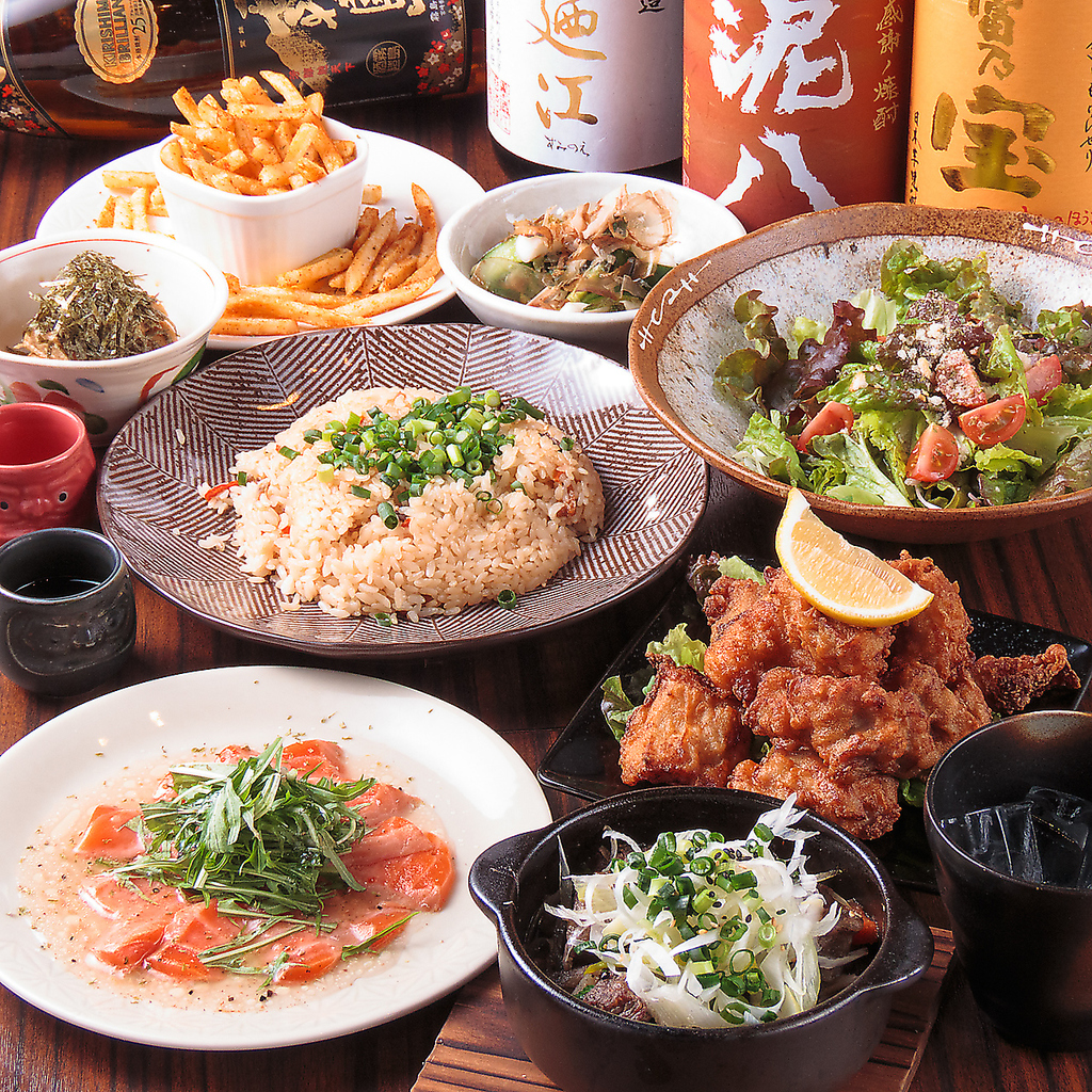 【まさおのスタンダードコース♪】欲張りコース4400円(税込)2.5時間飲み放題付き♪2種のおばんざいも