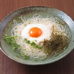 温 山かけのそうめん