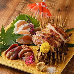 鶏刺し盛り