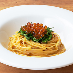 \大葉香る/ウニといくらの贅沢パスタ