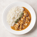 料理メニュー写真&nbsp;【ランチ】選べるメインディッシュ：茨城県産つくば鶏のボナペティ・バターチキンカレー