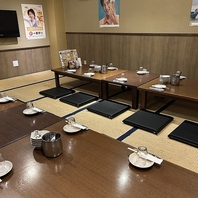 【座敷個室】15～26名様までくつろげる貸切個室