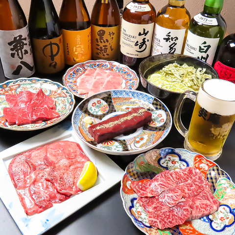 鮮度にもこだわったホルモンや生のタンなど、上質なお肉を贅沢に焼肉で◎