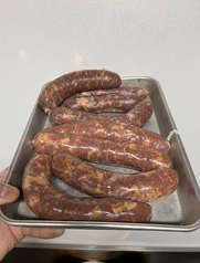 自家製極太ソーセージ