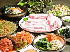 韓国家庭料理 済州 チェジュのコース写真