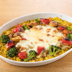 川越産人参と彩り野菜のタンドリー風ドリア