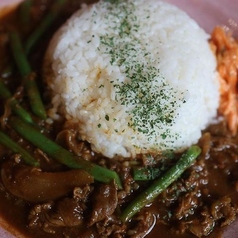 牛肉とインゲンのカレー