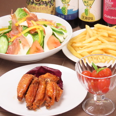 ハンバーガーだけでなく豊富なサイドメニューも！