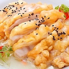 若鶏のレモンソースかけ