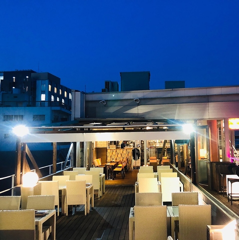 オープンテラス席完備！夏はBBQが大人気！貸切パーティや歓送迎会に！喫煙可！