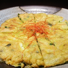 蕎麦粉入り海鮮チヂミ