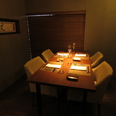 4名様までご着席可能なテーブル席