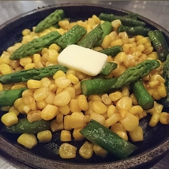 アスパラコーンバター