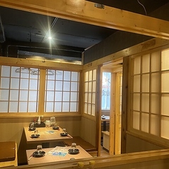 【2名様～半個室】デートや少人数のお集まりには、２名様からご利用いただける半個室を♪大切な方との会話を楽しみたいお客様に最適です◎