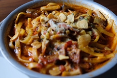 【PASTA】　【～名物AKA～】ガーリック悪魔のトマトスープパスタ