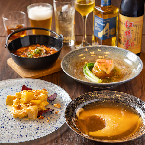 市場で仕入れた新鮮旬食材を巧みに活かした本格中華！女子会・記念日・誕生日に人気◎