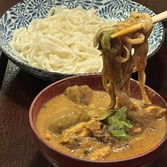豆乳カレーつけ汁うどん
