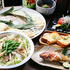 創作Diningのぴのコース写真