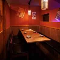 【新鮮な海鮮を使用した料理を楽しめる空間♪】