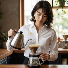 すべて、バリスタが「ハンドドリップ」にてご提供♪
