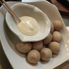 特製！！うずらの煮卵/茶豆