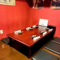 4～6名様でご利用いただけるお座敷席です