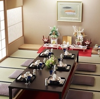 特別な日のご利用にもぴったりの個室。