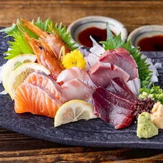 鮮魚お刺身盛り合わせ5種