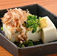堅豆腐の冷奴